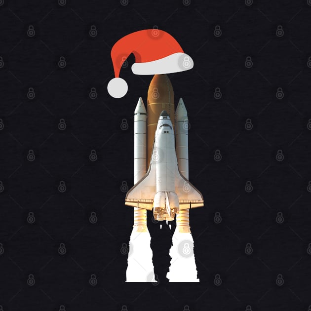 Rocket wearing Santa cap! | Merry Christmas | Santa Claus by Cosmic Story Designer